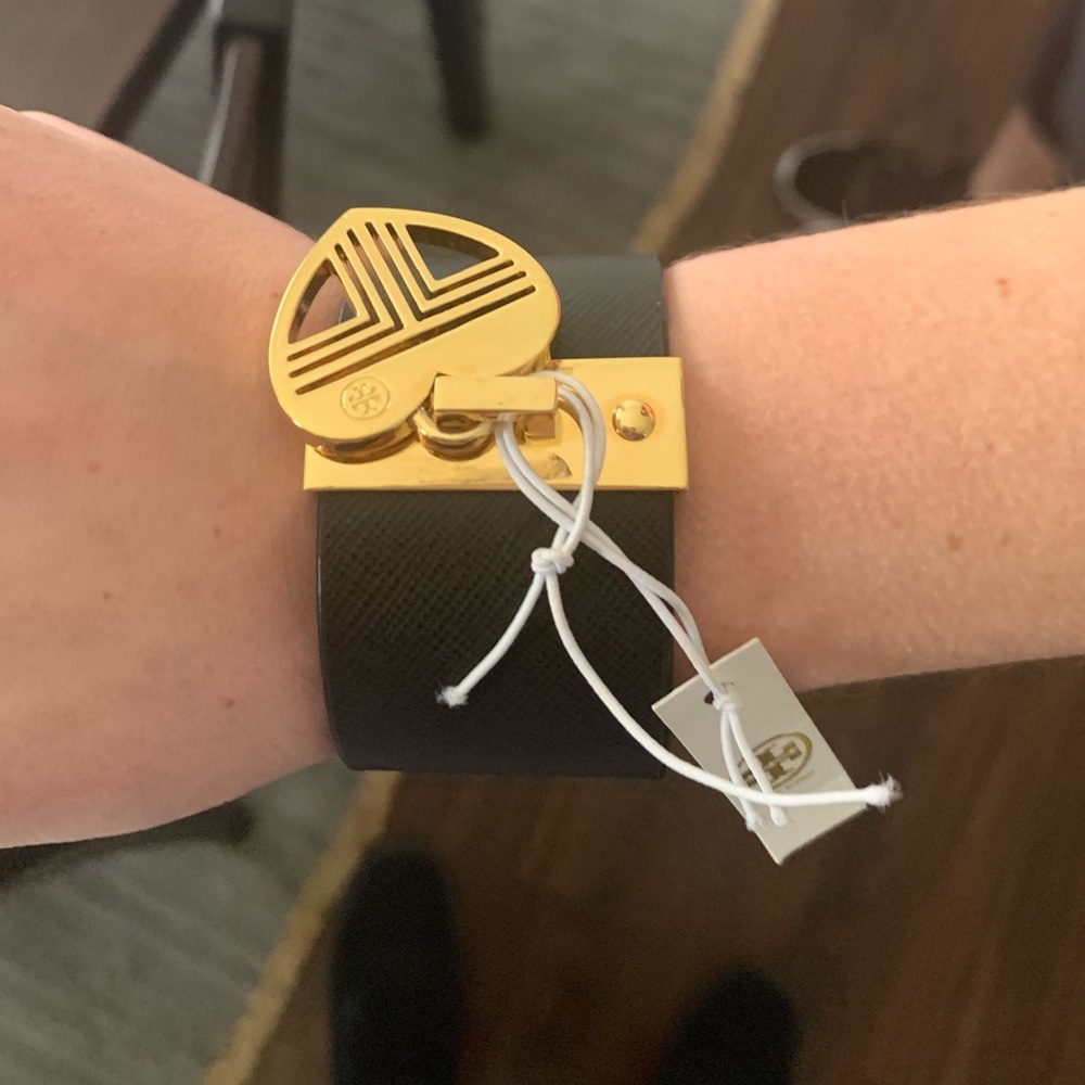 Tory Burch Leather cuff bracelet - Picture 2 of 5